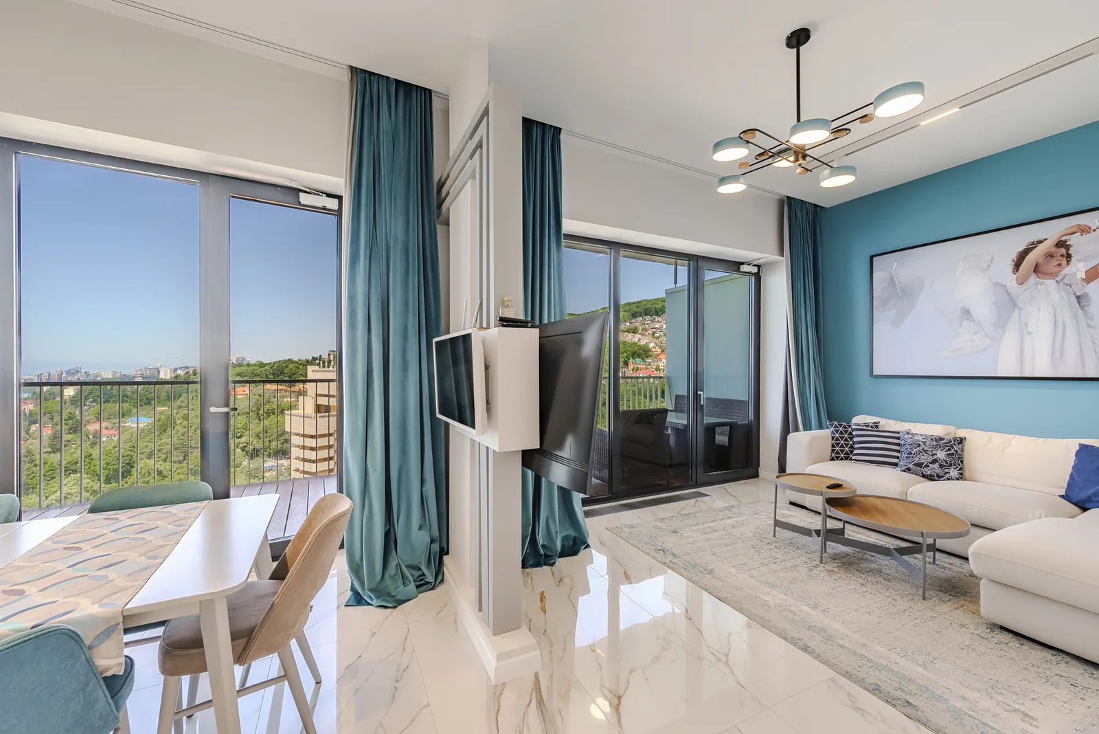 Апартаменты 113 м², 3-комн., Актер Гэлакси, Сочи