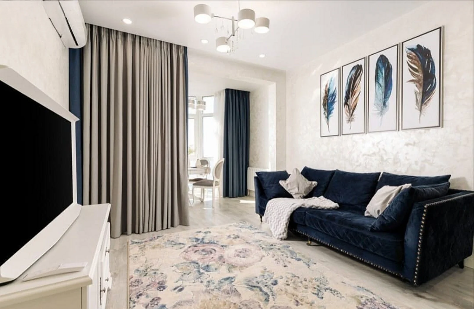 Квартира 60 м², 2-комн., Белый дворец, Сочи – фото 3