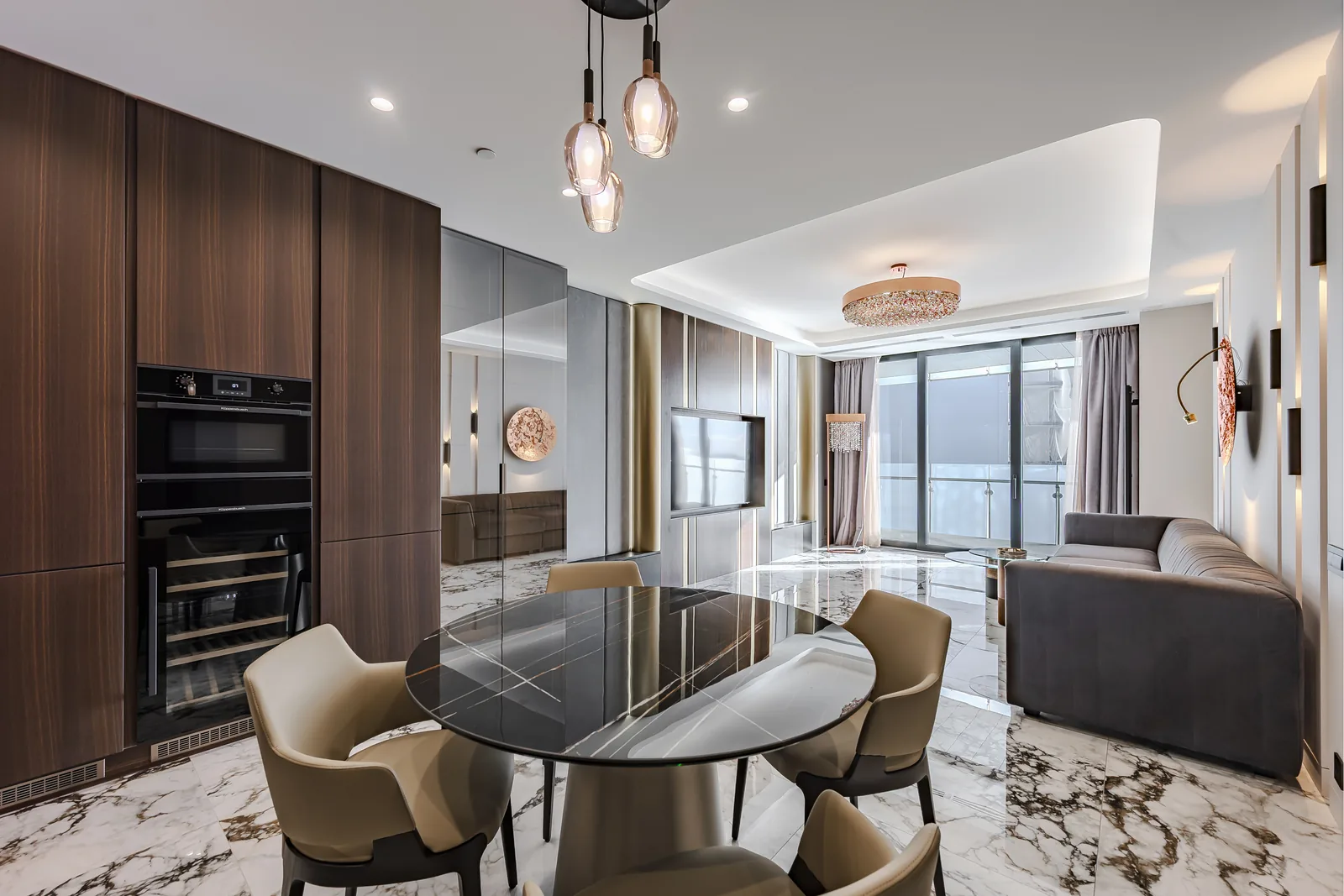 Апартаменты 90 м², 1-комн., Гранд Карат Хаят, Сочи