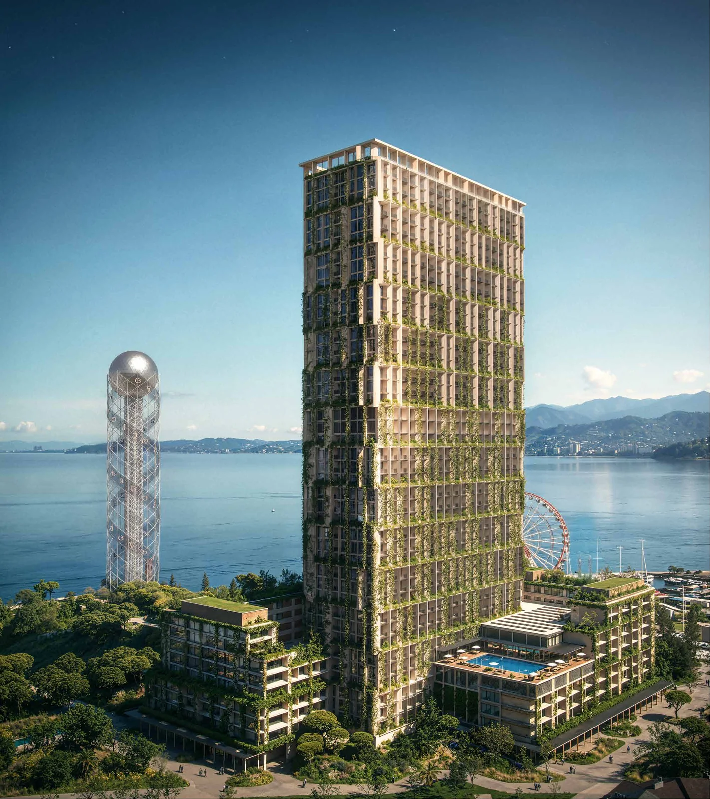 Апартаменты 72,3 м², 3-комн., Silk Towers, Батуми – фото 6