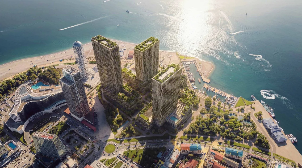 Silk Towers, Батуми – вид на комплекс